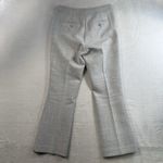 Theory Sz 2 Erstina Pioneer Crop Flare Leg Trouser Pant in Light Grey Career Photo 13