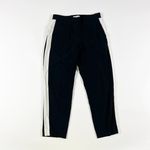 Babaton  Aritzia Conan Mid Rise Terado Crepe Tapered Cropped Side Stripe Pants 4 Photo 0