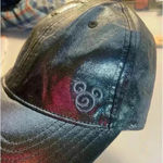 Disney  Parks Womens Baseball Hat Silver Sparkly Embroidered Mickey Adjustable Photo 1