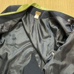 Midnight Velvet Women's Size 20W Blazer Navy Blue Lime Green Photo 13