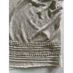 B2 Elena Baldi Women's Beige Lace Trim Duster Cardigan Italian Made Size S Tan Photo 5