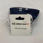 SUB_URBAN RIOT Face Masks For Mom‎ & Dad 3 Piece Set One Size Cloth Black Gray Navy NWT Photo 3