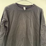 Sweaty Betty After Class Black Longline Long Sleeve Sweatshirt Sz S Thumbholes Photo 2