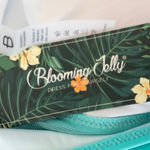 Blooming Jelly Womens Swimsuit Size M Blue One Piece Mesh Contrast Chic Coastal Photo 0