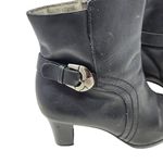 Mountain Lake Dress Boots Side Zip Closure With Buckle Square Toe Black Size 8.5 Photo 10
