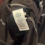 Athleta  Women’s Heat Gen Flannel Shirt Size XSP Petite Black and White Photo 1