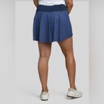 William Murray Golf Blue and White Asymmetrical Skater Mini Skirt Size L Photo 1