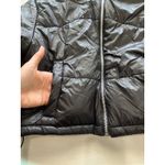 Anwnd  Cropped Puffer Jacket Full Zip‎ Quilted Lightweight Black Size S Photo 3