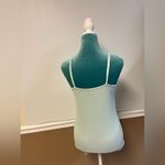 Juicy Couture Mint Green Cami Top with Gold Rhinestones – Size M Photo 3