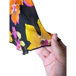 Jones New York Vintage 100% Silk Skirt Layered Sequin Floral Sz 2P Photo 6