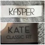 Kasper  Women’s Pant Suit 2 Button Kate Classic Fit Notch Lapel Gray Plus Size 16 Photo 13