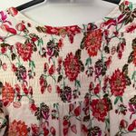 Rose + Olive Floral Boho Women Top 1X Smocking Cottage Spring Soft Girl Peasant Photo 13