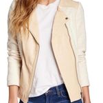 Lucky Brand NWT  Women’s Noa Mixed Media Tweed and Leather Moto Jacket Photo 0