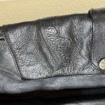 Flying Bikes Oakwood Leather Cargo Pants Womens 10 Black Motorcycle Biker Photo 4