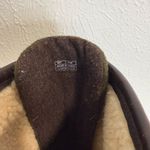 UGG  Elsa Waterproof Leather Boots Brown & Green Wool Women’s Size 7 Photo 7