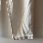 ZARA NEW! TRF White Paperbag Tie Belt Straight Leg Pants With Pockets Photo 3
