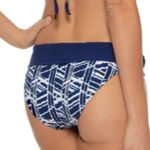 Tart Collections Bikini Bottom Navy White Geometric Size M Photo 8