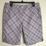 Callaway  Flex Fabric UPF 50 Opti-Dri Pink Blue Plaid Checker ladies size 33” Photo 2