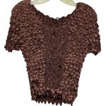 Vintage FC‎ Expandable Popcorn Shirt Brown Size undefined Photo 0