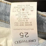 Driftwood Colorblock highrise jeans shorts, frilled hem, size 25 Photo 10