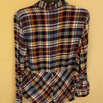 Lucky Brand Bungalow plaid flannel shirt button down Photo 1