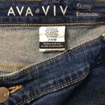 Ava & Viv  Patch Distressed skinny Jeans Photo 6