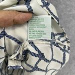 Lil Athropology Women's Blouse Flutter Cap Sleeve Size 6 Scoop Neck 100% Silk White Photo 3