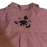 Karen Scott Women's Red Gingham Christmas Holiday Holly Berry Embroidered Shirt Photo 3