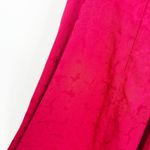 Lulus Party Perfectly Primped Wine Red Floral Satin Jacquard Maxi Dress Size S Photo 10