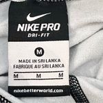 Nike  Hooded Pullover Pixel Print Pro Dri-Fit Athletic Top Sz M Long Sleeve Photo 9