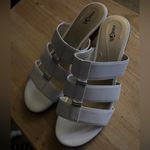 East 5th  White Sandals Slip-On Comfort - NWOT Photo 5