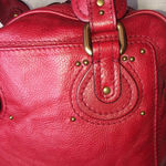 Chloé CHLOE Paddington Red Leather Lock Bag Comes with: Padlock Key COA Dust Bag Photo 15