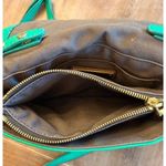 J. CREW Handbag Kelly Green Leather Crossbody Bag‎ 3 Photo 5