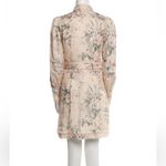 Zimmermann NWOT  linen Floral Beige Belted Dress Photo 5