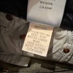 Mother Denim High Waisted Looker Jeans in Here Kitty, Kitty Glitter Racer Sz 25 Blue Photo 12