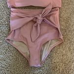 Kortni Jeane Tie Front Bottoms Pink Icing Photo 0