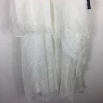 Lulus NWT  Radiant in Ruffles White Lace Cold Shoulder Maxi Dress XS Bridal Photo 11