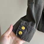 J.Crew Grey Relaxed Boyfriend Field Shirt Jacket, Size Small Petite Photo 5