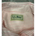 VTG 70s L.L. Bean Pink White Striped Button Down Shirt Utility Heritage Small Photo 7