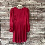 Saints + Secrets Red Tie Front Puff Sleeve Mini Dress AU 8 / US S Photo 2