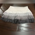 Lucky in Love Grey and White Pleated Tennis Golf Skirt Skort XS Black Photo 1