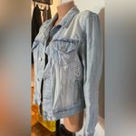 ASOS  Light-Wash Blue Denim Jacket Size M Photo 4