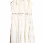 American Rag White Lace Skater Dress Small Photo 1