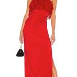 Lovers + Friends / Revolve Sylvia Strapless Gown in Flame Scarlet NWOT Photo 4