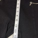 Willow & Clay  Black Legging Pants 2 Front Zip Design Size Large Photo 3