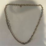 Ann Taylor Chunky Gold Chain Necklace Crystal Embellished Rings Photo 1