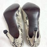 Cole Haan  Jacinda Python Snake Print Peep Toe Pumps Size 8.5 Photo 7