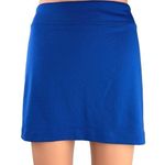 Nike  Golf Blue High Waist Back Slit Tennis Athletic Straight Mini Skirt Size S Photo 0