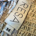 Resa Ashley Spaghetti Strap Dress Animal Print Smocked Skirt Size Medium Women's Blue Photo 11