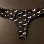 Hollister Black and White Bikini Bottoms Photo 0